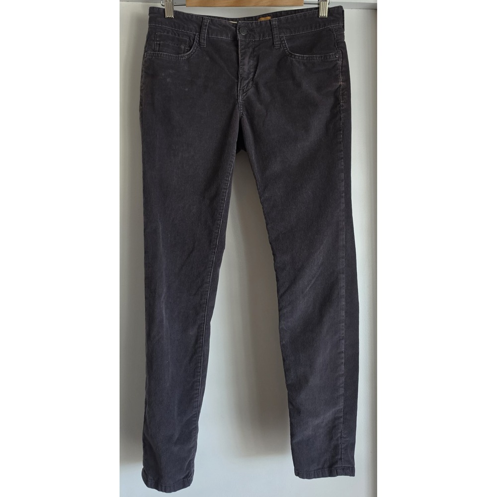 Pilcro and the Letterpress Women's Pants Size 28 Dark Grey Solid Casual Cotton